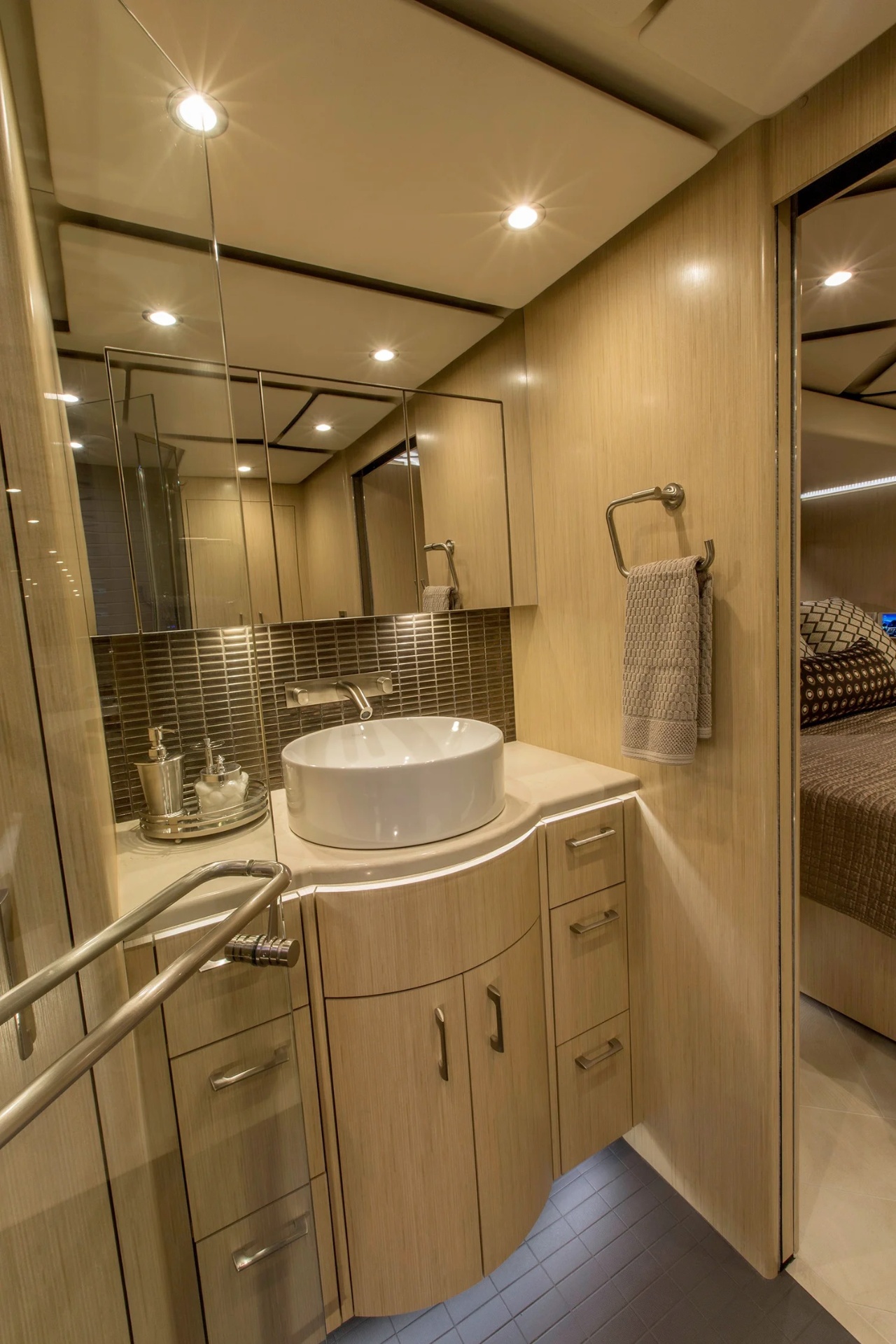 Master bathroom vanity